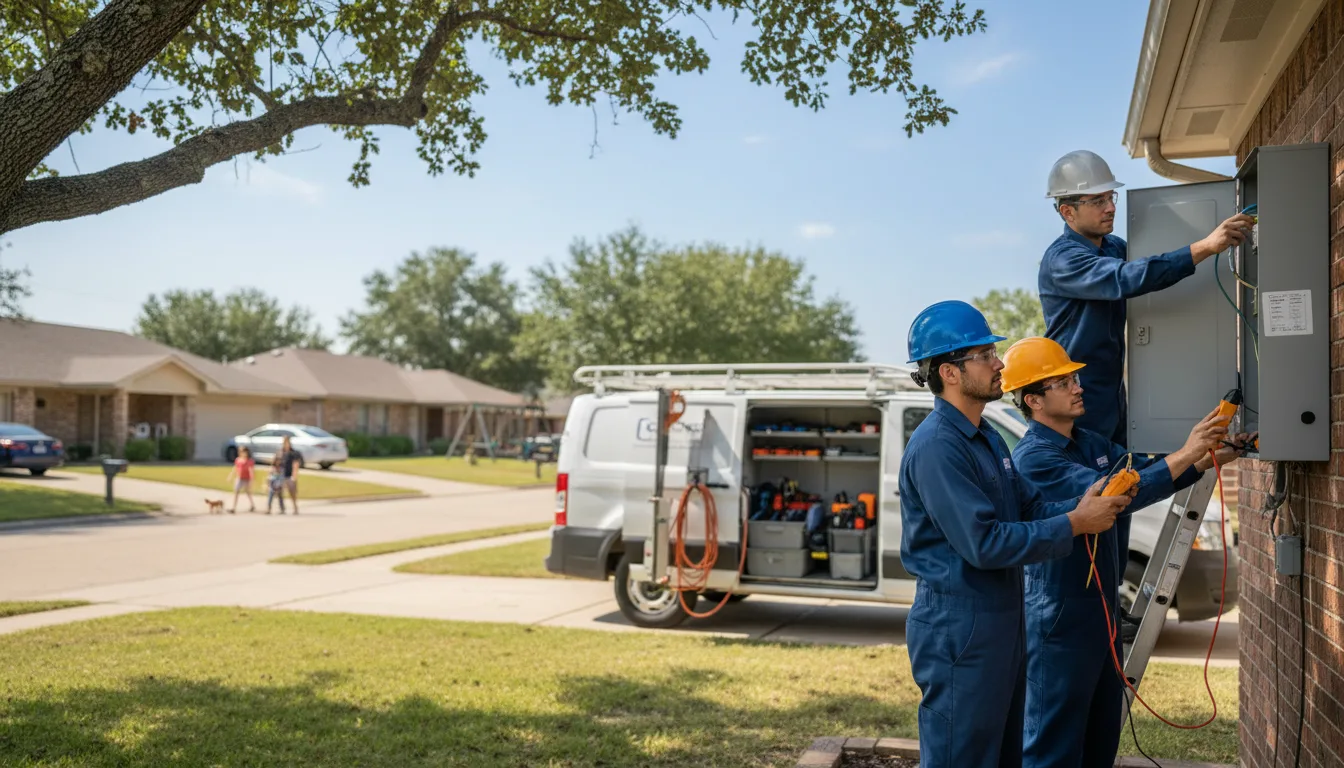 Certified electrician providing emergency electrical services in De Witt, AR